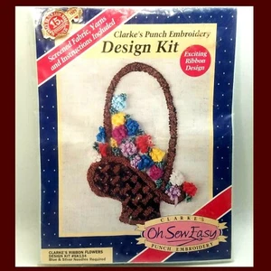 Clarkes Punch Embroidery Ribbon Flowers Design Kit # SK134 1989 15th Anniversary - Picture 1 of 7