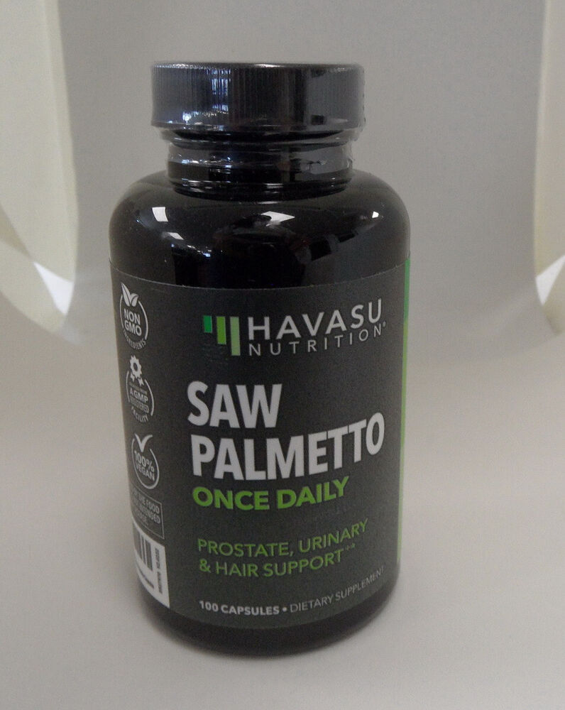 Havasu Nutrition SAW PALMETTO Prostate Urinary Hair Balding Support 100 Caps NEW