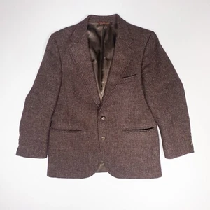 Nordstrom Harris Tweed Blazer Sport Coat Handwoven Scottish Wool Mens Fits 40-42 - Picture 1 of 7