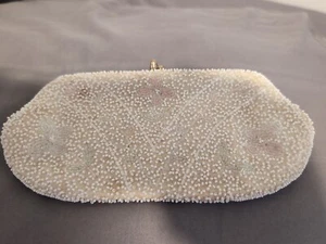 Evening Bag Vintage Richere Clutch Purse Hand Made in Japan Beaded - Picture 1 of 17