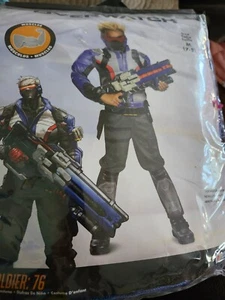 Overwatch Soldier Costume Child Boys Padded Muscle Medium 7-8 & DAILY SHIPPING - Picture 1 of 5