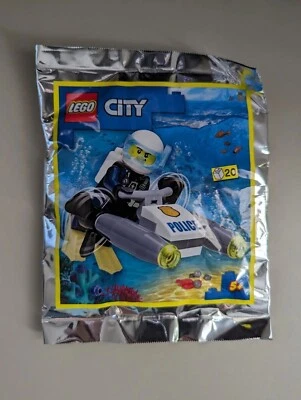 LEGO City - Police Diver with Underwater Scooter - Mini Set 952208 - New - Image 1 of 2