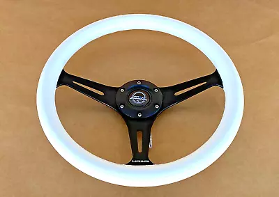 VENTA NRG ST-015BK-WT 350mm 1.5" Plato Profundo Madera Grano Volante Foto 1 de 3