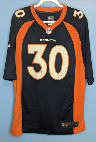 Nike On Field NFL Jersey - Terrell Davis 30 - Broncos - Size L Cover