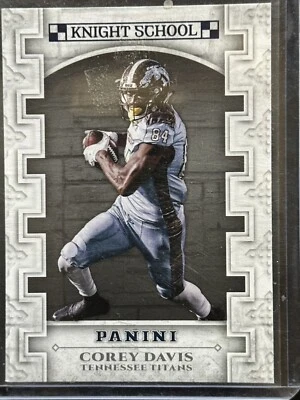 COREY DAVIS 2017 Panini Football Knight School #KNS-CD TENNESSEE TITANS!! - Image 1 of 2