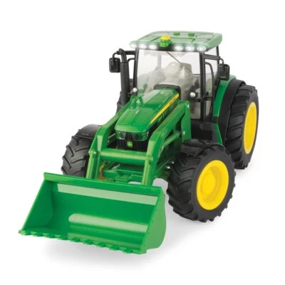 John Deere 1:16 Big Farm Lights & Sounds Tractor Loader - Image 1 of 4