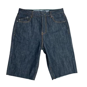 LRG Shorts Denim Skater Streetwear Jeansshort Raw Schwarz True Straight Herren Gr. 32 - Bild 1 von 12
