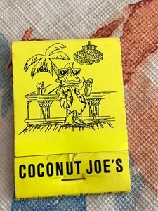 Vintage Coconut Joe's, 2207 Pulaski Hwy, Edgewood, MD Matchbook - Picture 1 of 4