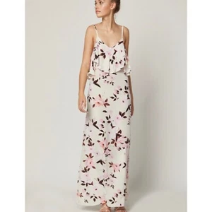 Flynn Skye Revolve Dreamy Maxi Dress Scattered Roses Size XS - Picture 1 of 11