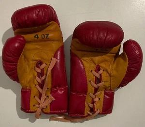 GUANTONI DA BOX VINTAGE INIZI DEL 1900 PER BAMBINO - Picture 1 of 2