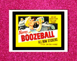 Wacky Packages Lost Wacky Abrams "BOOZEBALL" Promocional Bonus Adhesivo Difícil de Encontrar! - Imagen 1 de 2