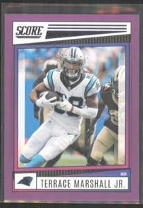 2022 Score Purple Terrace Marshall Jr. Carolina Panthers #47 - Picture 1 of 2