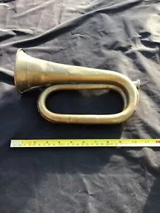 Vintage Brass Bugle. Possibly Military. No Markings - Picture 1 of 8