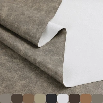 Vintage Pattern Faux Leather Fabric Anti-Scratch 55"W Upholstery Fabric Pre-Cut - Image 1 of 4