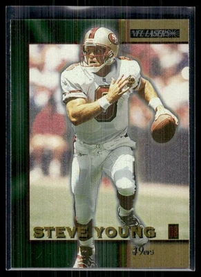1996 Score Board NFL Lasers Steve Young San Francisco 49ers #60 - Image 1 of 2