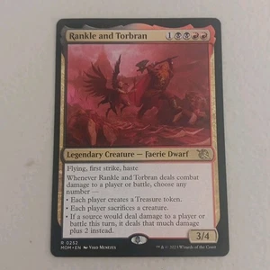 Rankle and Torbran - March of the Machine Magic The Gathering casi nuevo  - Imagen 1 de 2