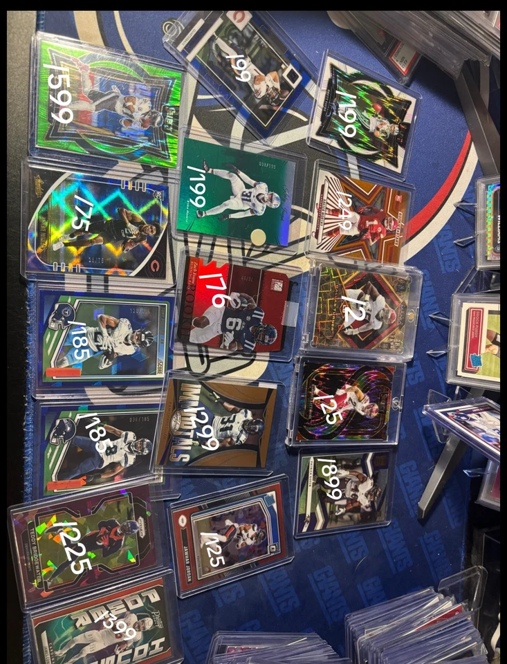 🔥Huge NFL numbered / rc and card lot, ONLY NUMBERED CARDS inserts and parallel - Image 1 of 1