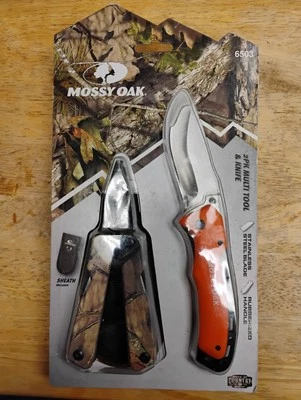 Mossy Oak 2pk Multi Tool & Knife Set with Sheath 6503 * 2-Day Priority Shipping* - Image 1 of 2