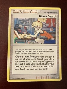 Bebe’s Search 109/123 Mysterious Treasures Holo Pokémon TCG Card - Picture 1 of 2