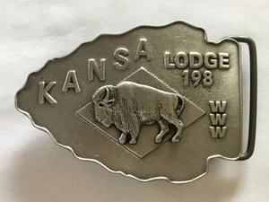 Kansa Lodge 198 Belt Buckle - Picture 1 of 2