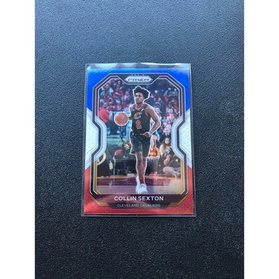 Collin Sexton 2020-21 Panini Prizm Red White & Blue Prizm! - Image 1 of 2