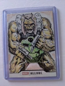 2021 Upper Deck Marvel Allure Ulik 1/1 Sketch - Picture 1 of 2