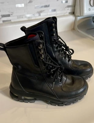 Botas de combate vintage Nike ACG para mujer 6,5 negras línea roja senderismo/retro 311910-001 Foto 1 de 4