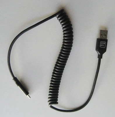 USB-A to USB-C Coiled Cable Foto 1 de 3
