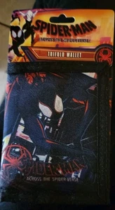 Spider-Man Miles Morales Across The Spider-Verse Kids Trifold Wallet Ships FAST! - Picture 1 of 2