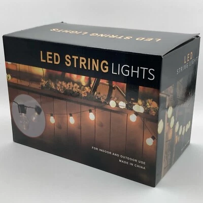 Garden & Patio LED String Lights 32 Pc Set Indoor/Outdoor Shatter Resistant NEW - Image 1 of 4