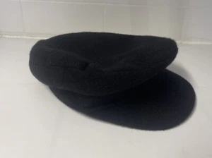 Hermes Wolle Kaschmir Damen Casquette Giulietta Cabourg Cliquetis Cap 58 schwarz - Bild 1 von 6