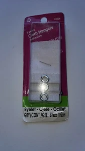 Hard-to-Find Fastener D 23506 Adhesive Cloth Hangers, Eyelet. 6Pack - Picture 1 of 3
