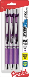 ® Energel® Deluxe RTX Gel Pens, Medium Point, 0.7 Mm, Assorted Barrels, Violet I - Picture 1 of 12