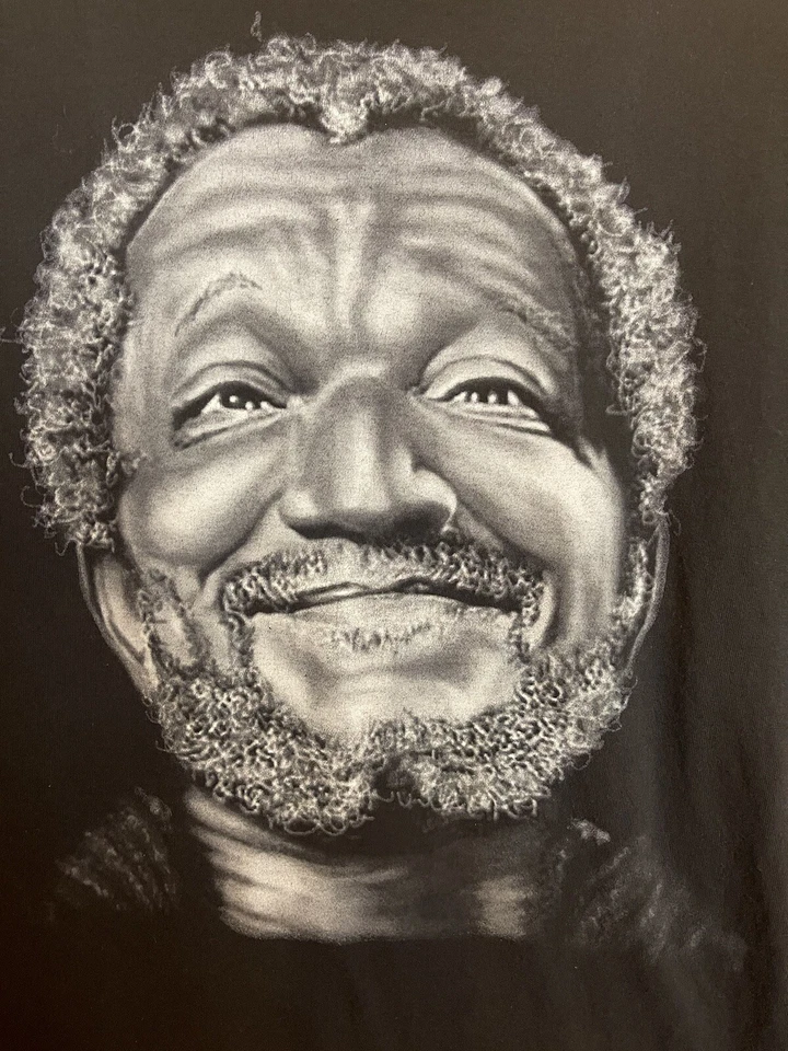 Sanford & Son Redd Foxx Funny TV Show Fred Sanford Men's T Shirt Adult M Black - image 1 of 4