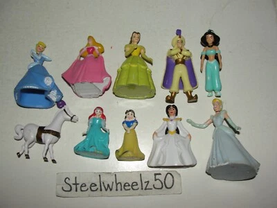 Lote de figuras de monorriel Castillo de Cenicienta Disney World Jasmine Aladdin Belle Foto 1 de 3