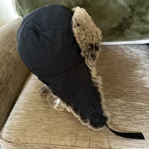 WOOLWICH Arctic Trapper Hat , Fur trim - Boy small - Picture 1 of 13