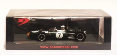 1/43 Spark S7093 Brabham BT22 # 7 Chris Irwin 7th Place 1966 British GP - Image 1 of 2