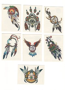 Dream Catchers Vending Machine Temporary Tattoo Set of 12 - Picture 1 of 3