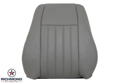 Jeep Liberty 2005 2006 2007 - Cubierta de asiento de cuero con respaldo inclinado del lado del conductor gris Foto 1 de 4