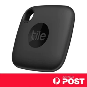 Genuine 2023 Tile Mate Bluetooth Tracker Water Resistant 3 Year Battery Black - Picture 1 of 8