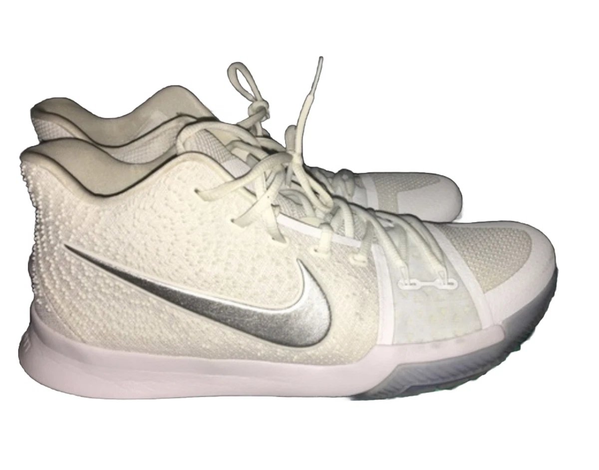 Nike Kyrie 3 White Chrome for Sale - Authenticity Guaranteed - eBay