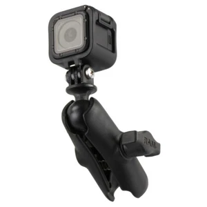 Brazo de doble toma RAM con adaptador de cámara de acción y bola de 1" se adapta a GoPro y más - Imagen 1 de 2