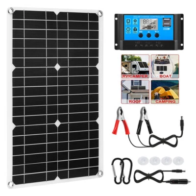400 Watts Solar Panel Kit 100A 12V Battery Charger with Controller Caravan Boat