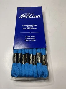 J & P Coats Six-Strand Embroidery Floss - Imperial Blue (24 skeins) C11 - Picture 1 of 5