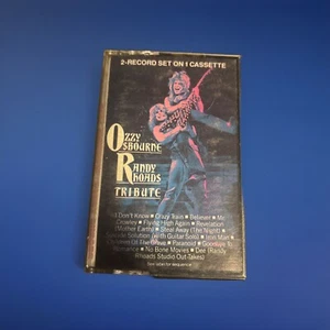 Tribute by Ozzy Osbourne / Randy Rhoads (Cassette Tape 1987 CBS) - Picture 1 of 5