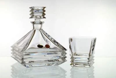 Bohemia Whisky-Set 6 Whiskygläser + Karaffe aus Kristall Bleikristall Tumbler - Bild 1 von 4