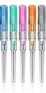 20pc Sterilized Cannula European Body Piercing Catheter Needle 16G 18G 20G 22G - Picture 1 of 11