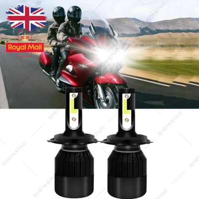 FOR Honda ST1100 ST1300 Pan European VFR800Fi H4 Motorcycle LED Headlight Bulbs - Image 1 of 4