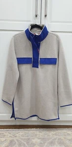 Arket Fleece Sherpa Longline Sweatshirt Pullover Funnel Neck Zip Small - Picture 1 of 9