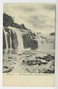 NY Postkarte Lower Falls Of The Genessee River - Rochester c1905 Vintage UU - Bild 1 von 2